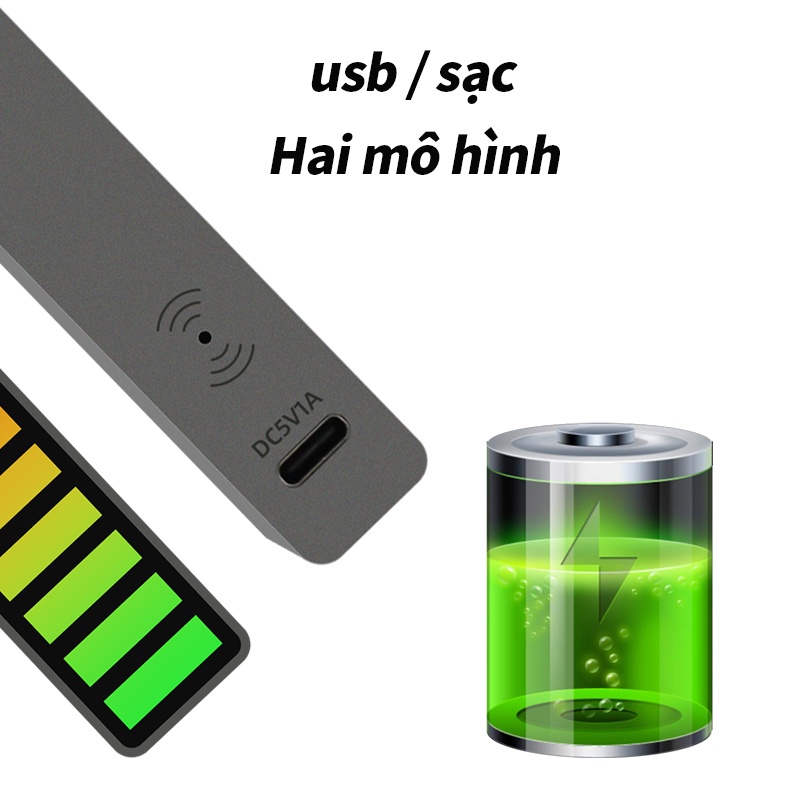 Kiểm Soát ứng Dụng Đèn Led Rgb Điều Khiển Bằng Giọng Nói Bằng Nhựa Cổng Usb Có Thể Điều Chỉnh Gắn Trong Xe Hơi