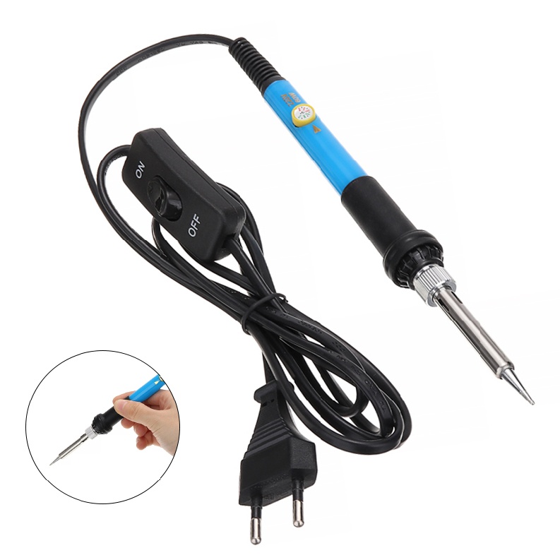 Shiyin Electric Soldering Iron 60W Adjustable Temperature Welding Kit w/ Switch