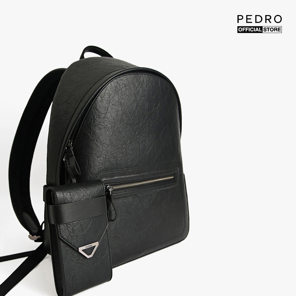 PEDRO - Balo nam da phom chữ nhật Detachable Pouch PM2-25210191-01