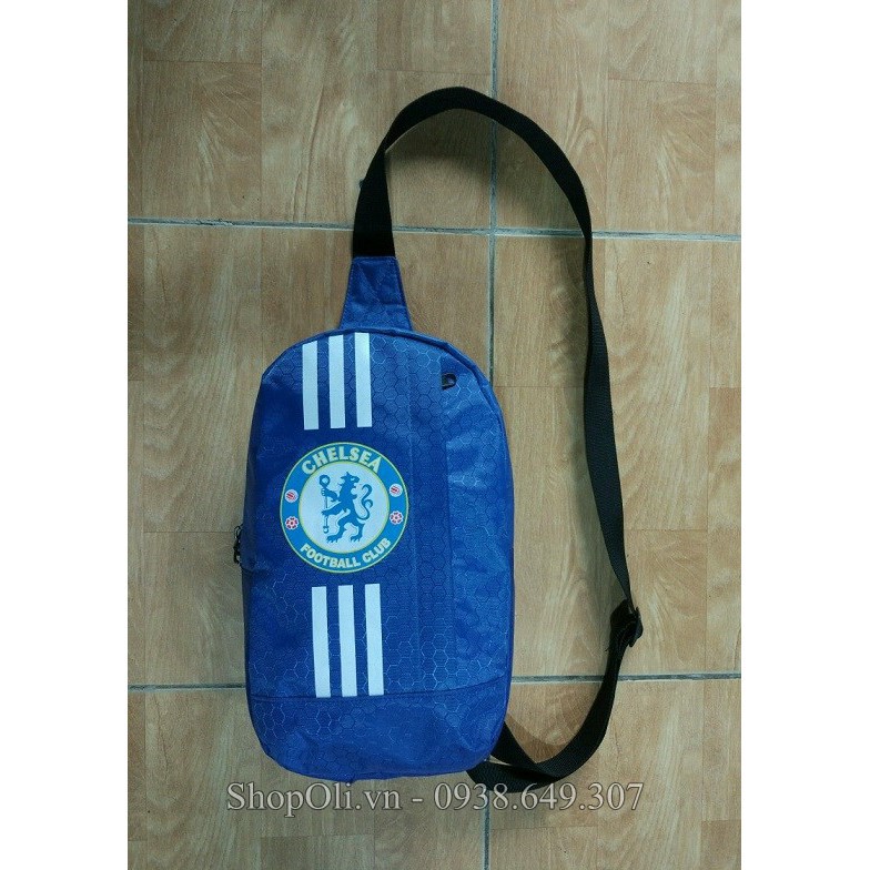 Túi đeo chéo bóng đá thể thao clb Chelsea xanh