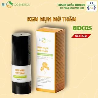 Kem mụn ngừa thâm biocos, dưỡng da mụn, trắng sáng da, ngăn ngừa mụn, làm mờ thâm nám, chiết xuất từ thiên nhiên 20gr