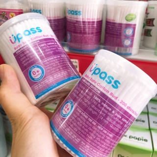 Tăm bông Upass hộp 200 chiếc