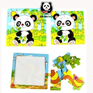 [Xả Kho] Đồ chơi thông minh Montessori - Bảng gỗ ghép hình 9 miếng