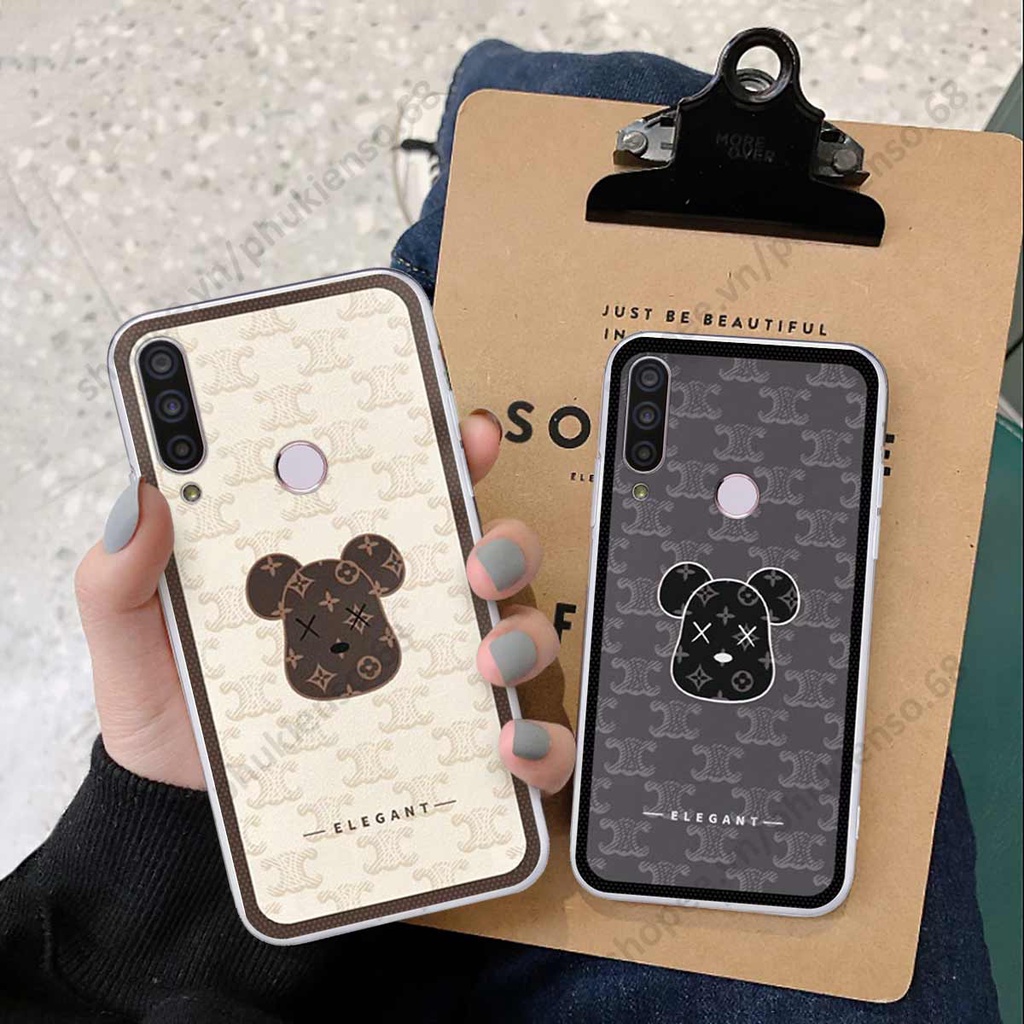 Ốp lưng điện thoại Vsmart Joy 3 / Joy3 elegant, gấu be@rbrick cao cấp, vỏ ốp rẻ đẹp