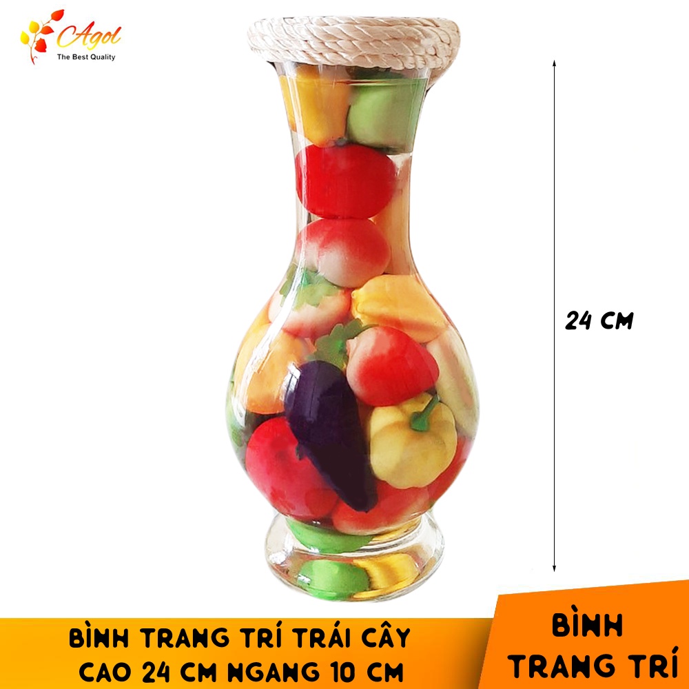 Bình trang trí trái cây loại trung