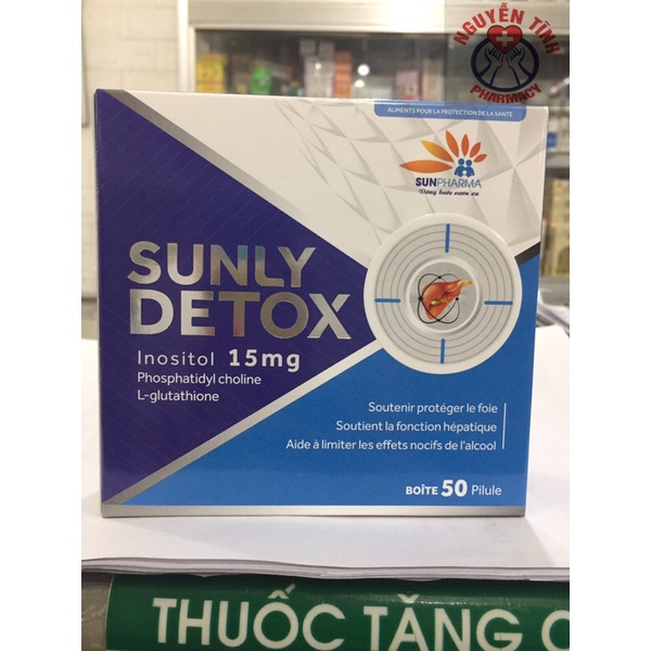 SUNLY DETOX BẢO VỆ GAN HẠ MEN GAN DÙNG ĐƯỢC CHO PHỤ NỮ CÓ THAI VÀ CHO CON BÚ TRẺ EM TỪ 6 TUỔI