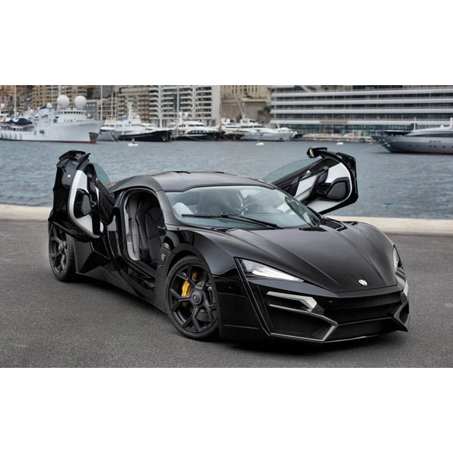 Mô hình 3D kim loại lắp ráp Siêu xe Ả Rập Lykan Hypersport [ Chưa lắp ]