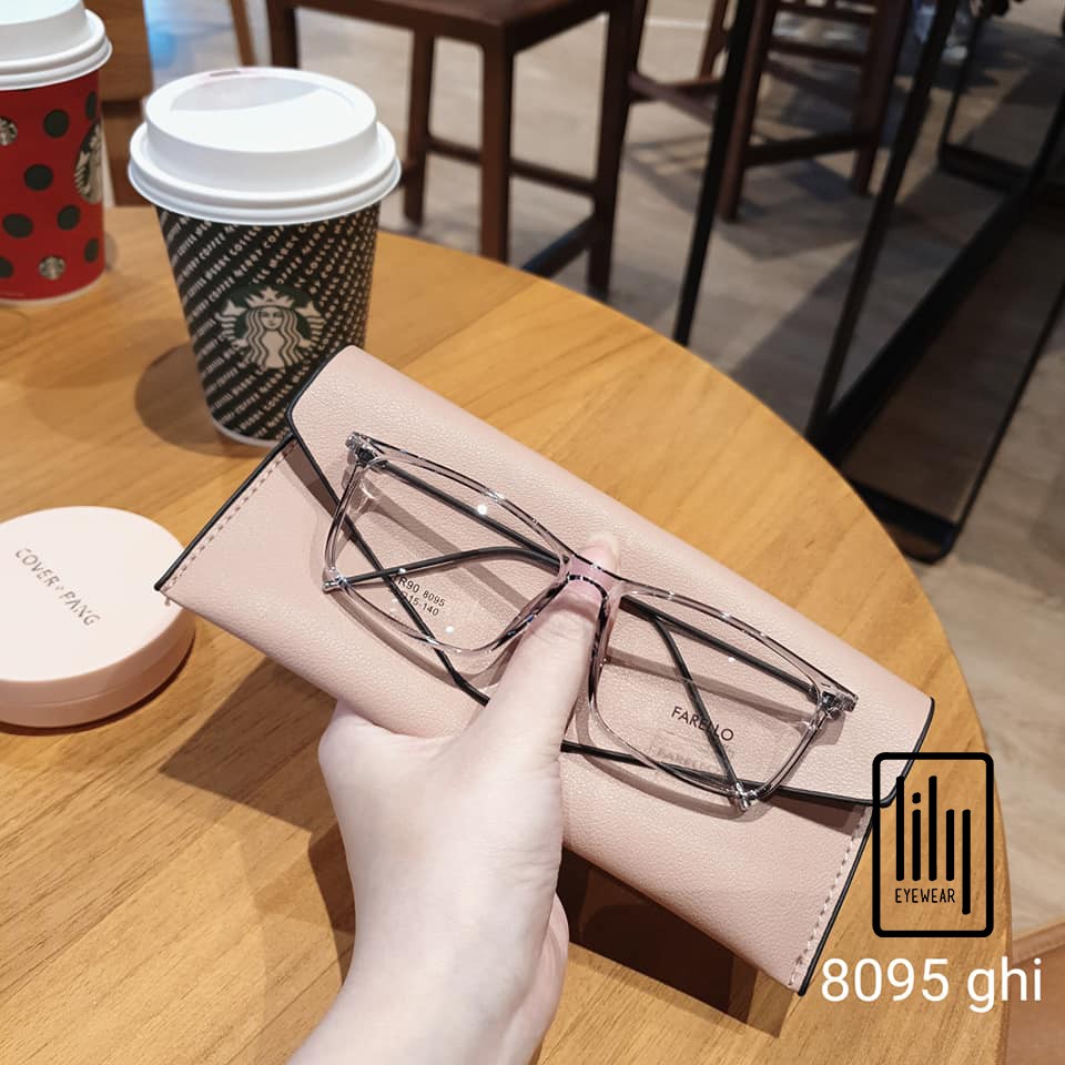 Gọng kính mảnh nam nữ Lilyeyewear nhựa dẻo, mắt vuông, nhiều màu - Y8095 | BigBuy360 - bigbuy360.vn