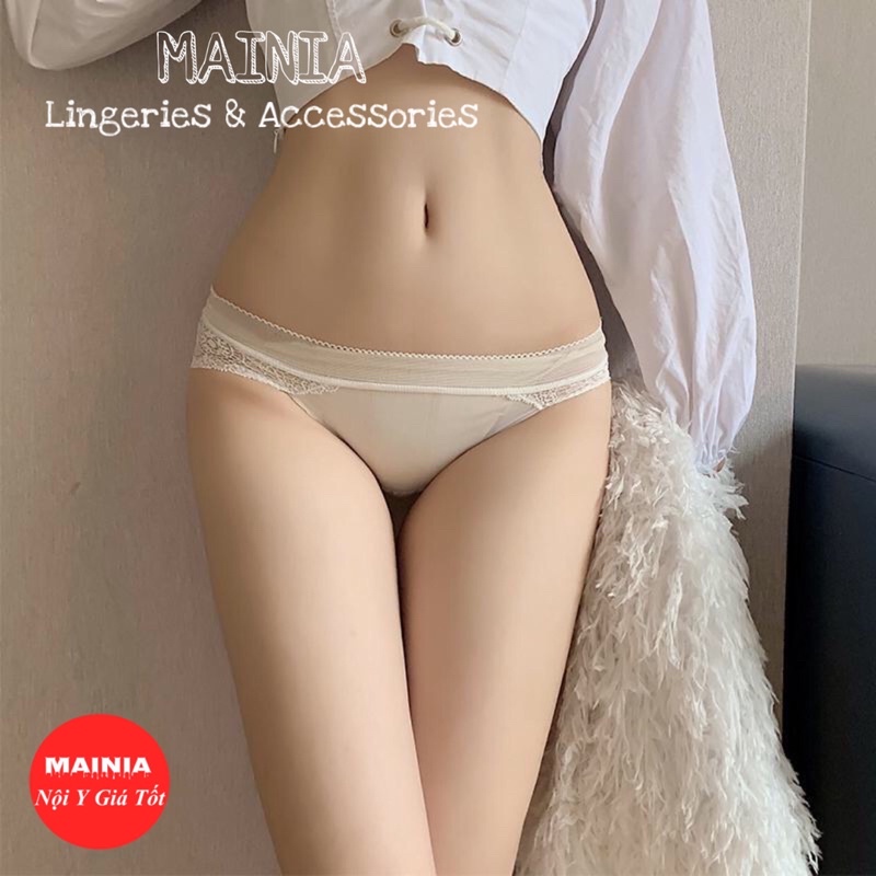 [Có M] Quần Lót Ren Lụa Xuyên Thấu Sexy Gợi Cảm Cao Cấp Quần Chíp Ren Mainia Shop