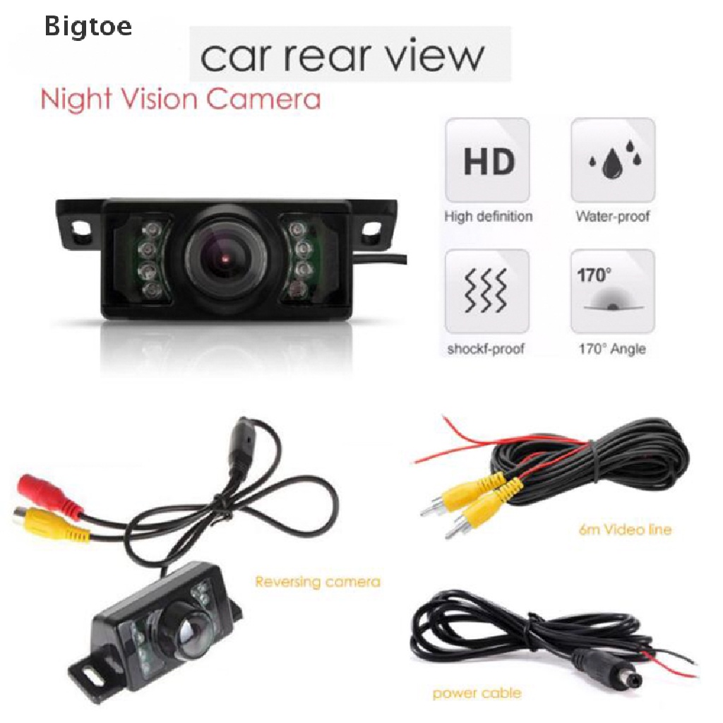 Camera chiếu hậu 170 CMOS 7 IR hỗ trợ đỗ xe ban đêm
 | BigBuy360 - bigbuy360.vn