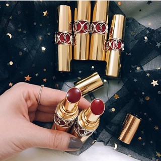 Son YSL Rouge Volupte Shine_YSL Rouge Pur Couture The Slim, Son YSL Dưỡng Có Màu Hàng Chính Hãng