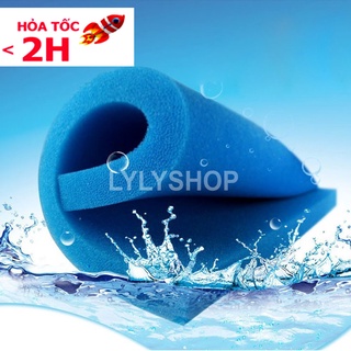 Xốp lọc bể cá 90x30cm lọc nước siêu sạch, vật liệu lọc không thể thiếu trong các hồ cá, bể cá cảnh, hồi Koi ( Xanh)