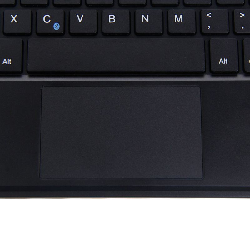 10 inch Slim Bluetooth Touch Keyboard Built-in Touchpad and Rechargeable Battery