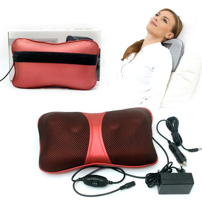  Gối Massage Hồng Ngoại 6 Bi Magic Pillow PL-818 thế hệ mới  T-11410