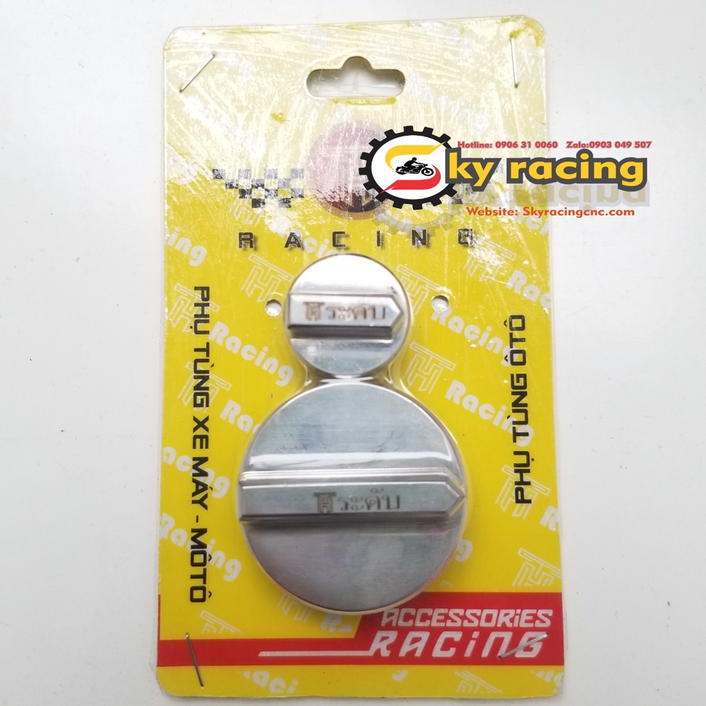 Ốc mâm lửa Inox 304 kiểu Rin gắn cho Honda, Yamaha,Suzuki