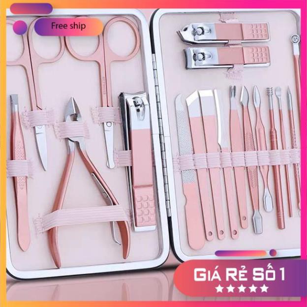 Bộ Cắt, Bấm Dũa Móng Tay 3DM 18 Chi Tiết Nail Care Cao Cấp Tiện Dụng