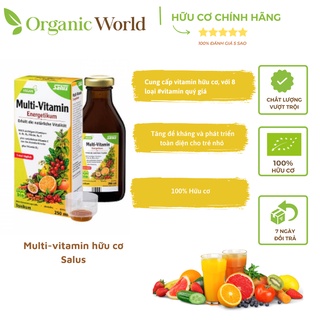 Siro Salus chiết xuất rau củ hữu cơ cho trẻ từ 3 tuổi