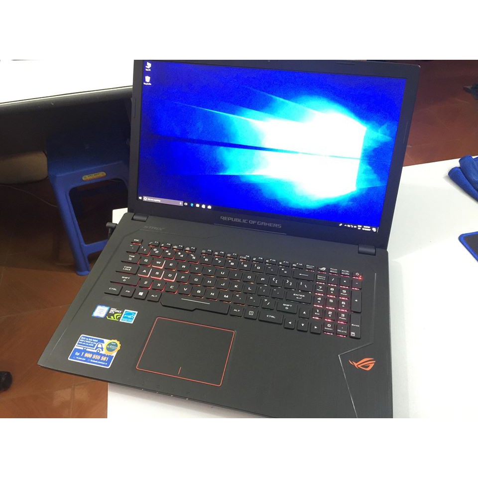 Máy Tính ASUS ROG Strix GL753VE (Core I7-7700HQ 8CPU, Ram 8GB, HDD 1TB, VGA GeForce GTX 1050Ti 4GB) | BigBuy360 - bigbuy360.vn