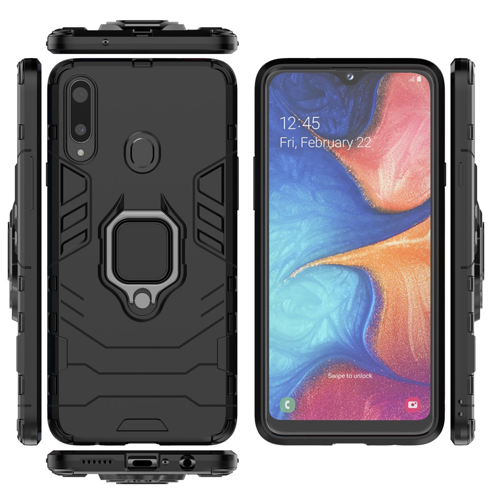 Ốp điện thoại PC cứng chống sốc kèm giá đỡ cho SAMSUNG GALAXY A70S A50S A40S A30S A20S A10S M10 M20 M30