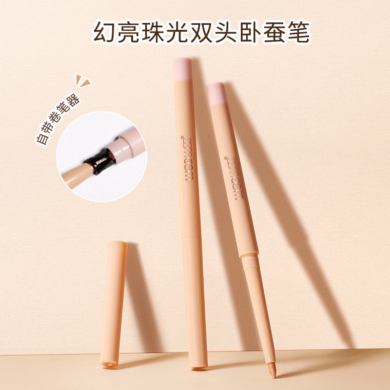 Bút Kẻ Mắt Và Phấn Mắt Thiết Kế 2 Trong 1 Không Thấm Nước Lâu Trôi WODWOD NO.W916
