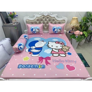 Ga gối thun lạnh 5D cao cấp mẫu bé kitty