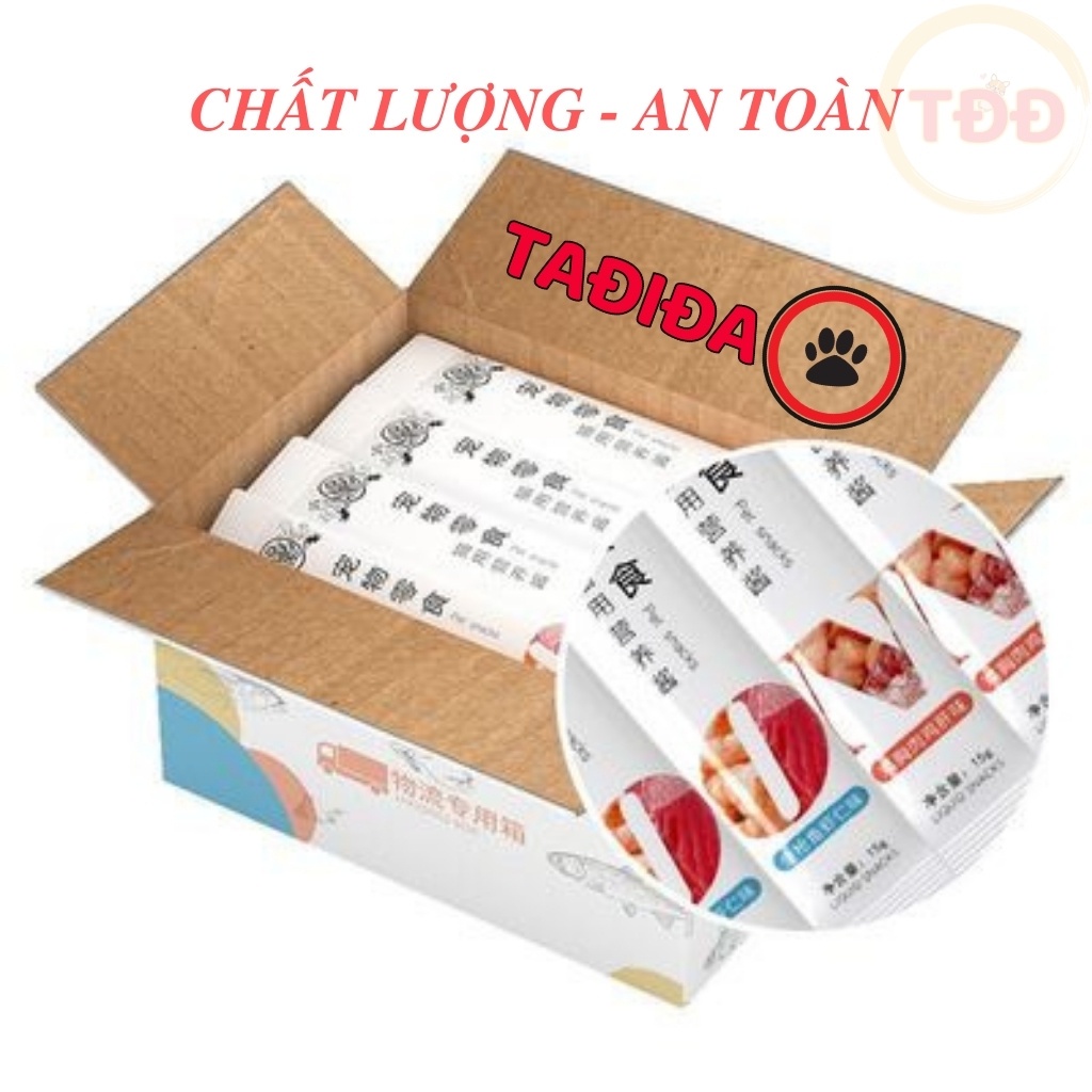 Súp thưởng cho mèo Pet Snack , Thức ăn cho mèo đầy đủ dinh dưỡng - Tadida Pet