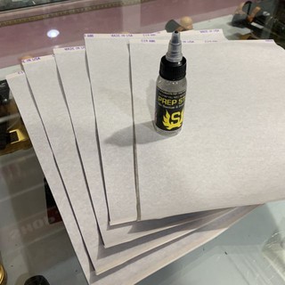 Set 5 giấy Scan hình + 1 lọ gel Stuff 30ml / 1oz