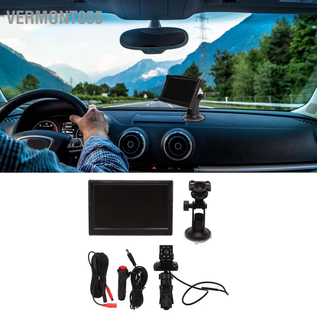 Có thể bán buôn Màn hình ghế ngồi ô tô cho bé 5 inch HD DC 12V Chống thấm nước phía sau Máy ghi xe tải SUV Vermont055 Hàng giao ngay