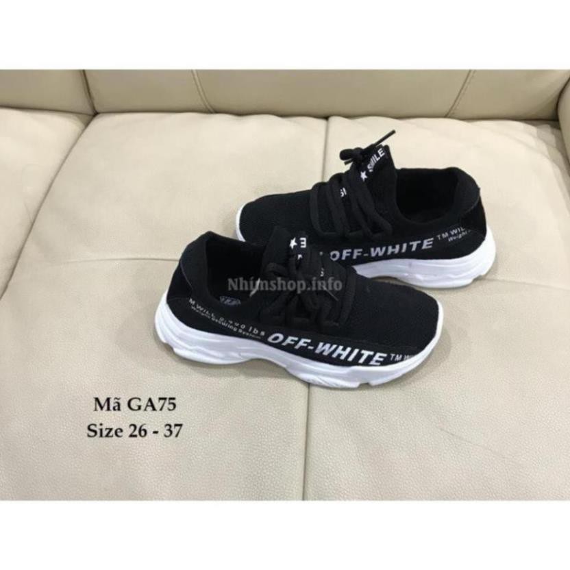 [Sale 3/3]Giày Thể Thao Yeezy Zebra Cho Bé Trai Và Bé Gái 3 - 12 Tuổi GA75 -Ta1 :