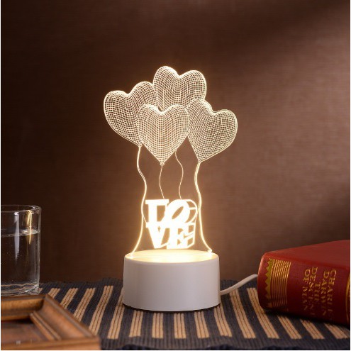 Đèn led 3D