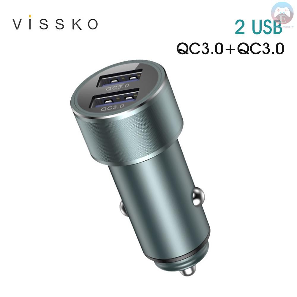 Cốc Sạc Nhanh 2 Cổng Usb Qc3.0 36w Cho Điện Thoại