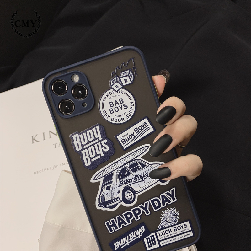 Ốp điện thoại silicon họa tiết nhãn sáng tạo dành cho iPhone11/11Pro 11pro Max X XR XS XS MAX 7 8 plus SE | BigBuy360 - bigbuy360.vn
