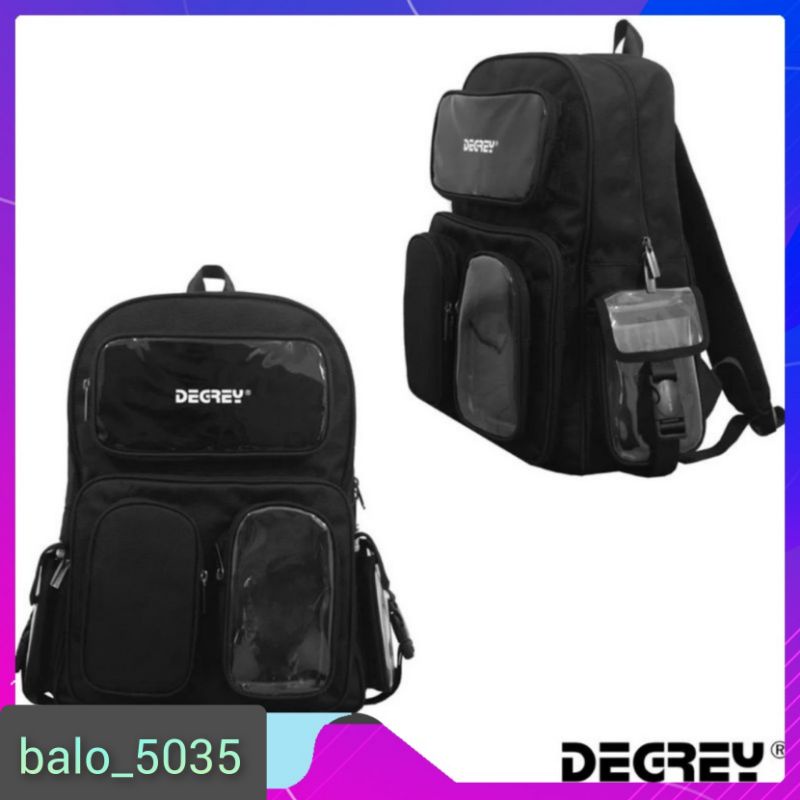 Balo cặp học sinh đi học nam nữ Degrey hộp Basic Backpack hottrend-SHOP balo_5035