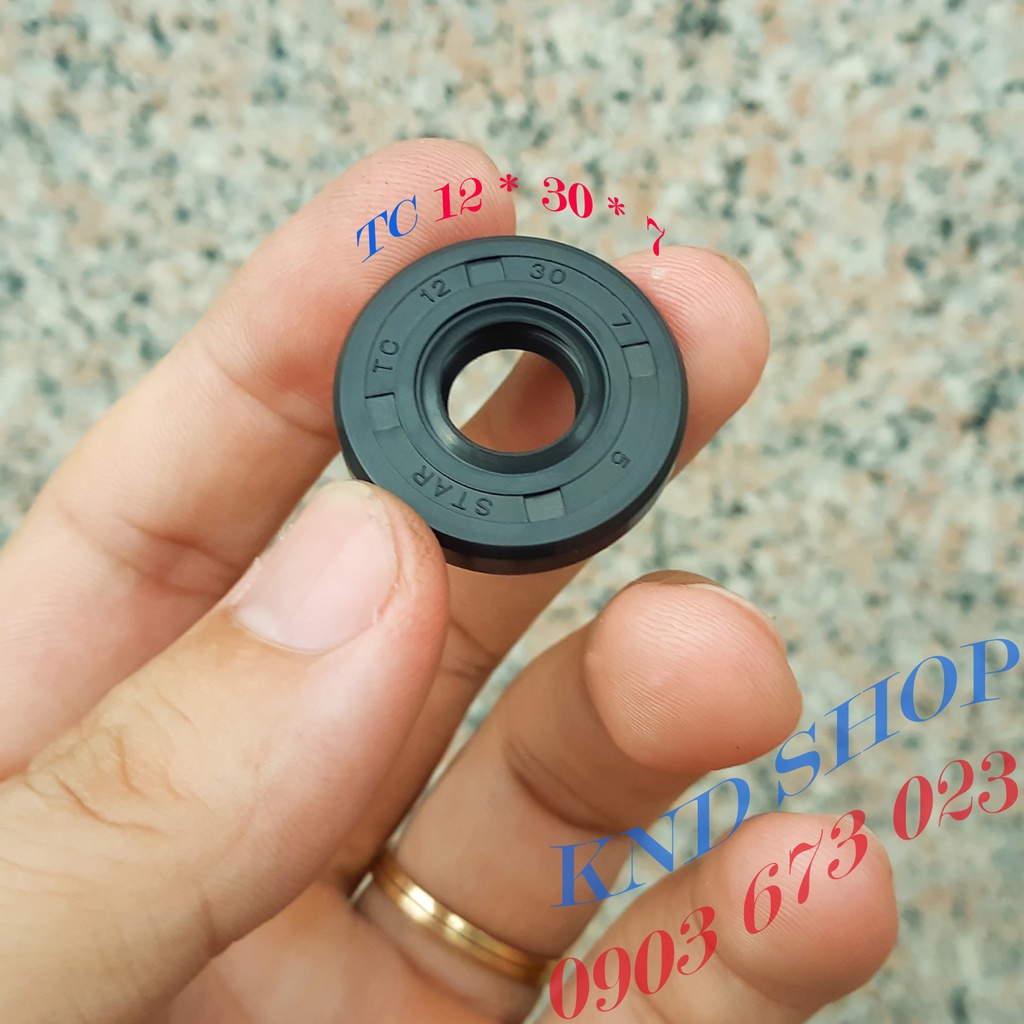 Phốt  cao su máy cắt cỏ và máy cưa động cơ xăng 2 thì 4 thì , phớt đuôi trục cơ máy phát cỏ | KND Shops