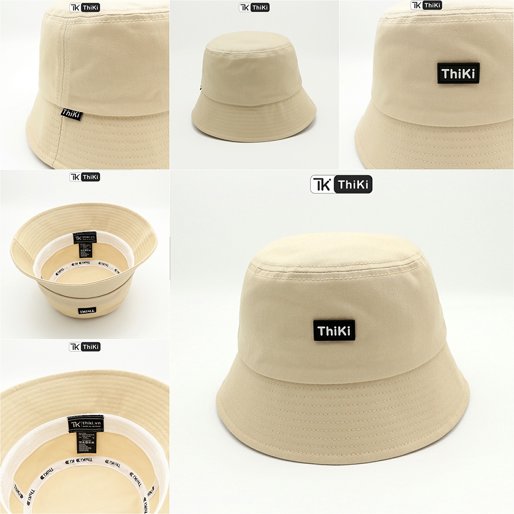 Mũ bucket trơn vành cụp chính hãng Thiki phong cách unisex K2500 dành cho nam nữ