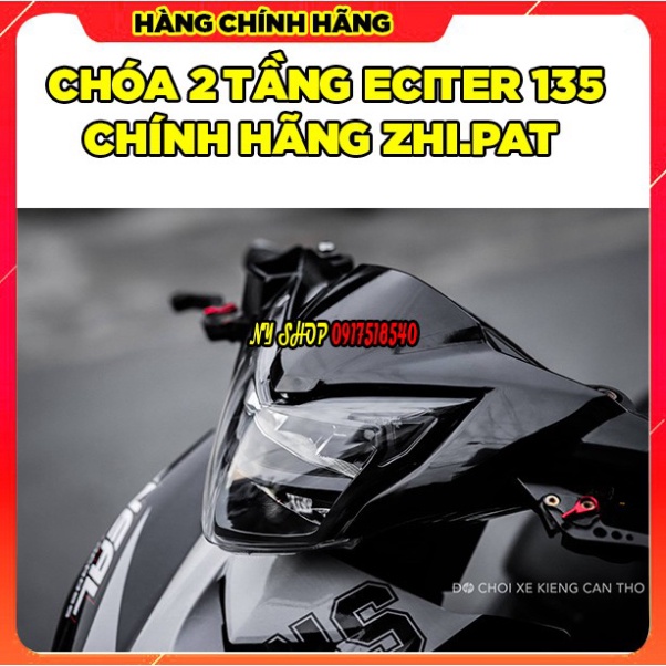 Đèn pha LED 2 tầng cho EX 135 hàng ZHIPAT chính hãng. Ảnh thật Sp