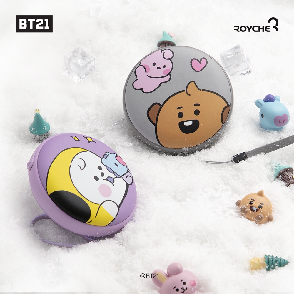 BT21 LITTLE BUDDY Hand Warmer 2in1 Power Bank Portable Charger