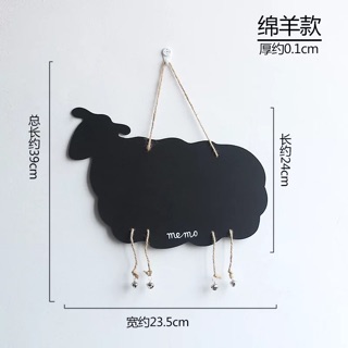 Bảng viết phấn decor hình dễ thương
