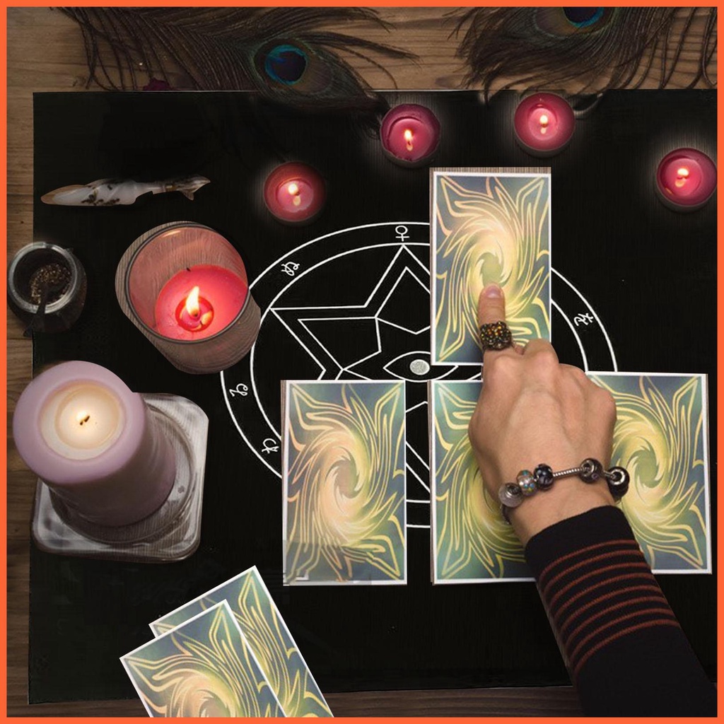 Khăn Trải Bàn Tarot Bằng Vải Dùng Đọc Thẻ Bài Tarot Wiccan Altar