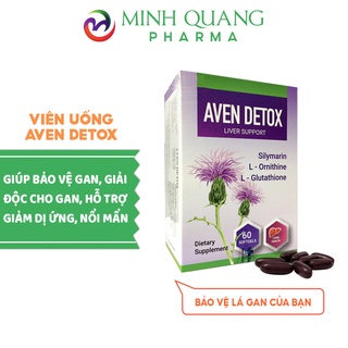 Viên uống bổ gan, giải độc gan AVEN DETOX hộp 60 viên