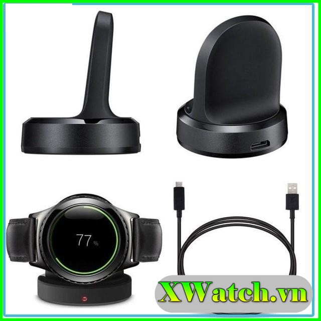 Đế sạc không dây Samsung Galaxy watch 42mm 46mm chuẩn SIKAI