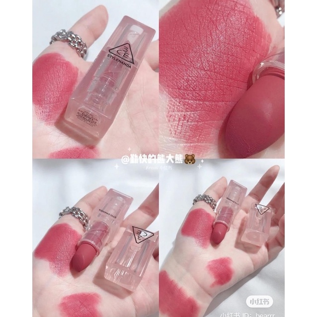 SON 3CE SOFT MATTE LIPSTICK LIMITED - WAY BACK &amp; HAZY ROSE