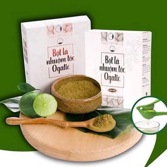 Bột Lá Nhuộm Tóc Ogatic