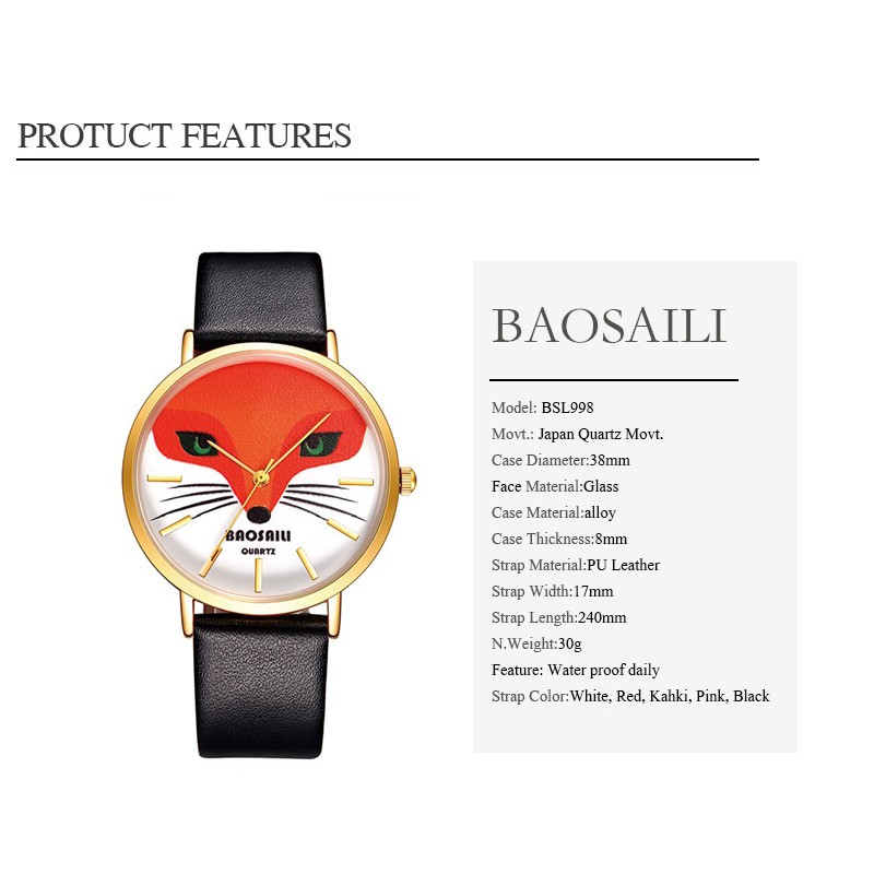 (Hàng độc) Đồng hồ nữ BAOSAILI HongKong Siêu Mỏng - Trẻ Trung Năng Động | BigBuy360 - bigbuy360.vn