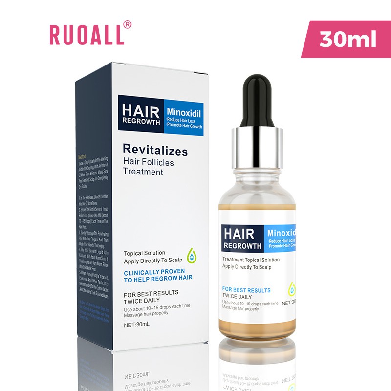 RUOALL  giúp tóc mọc dày Tinh dầu 5% 30ml 100G