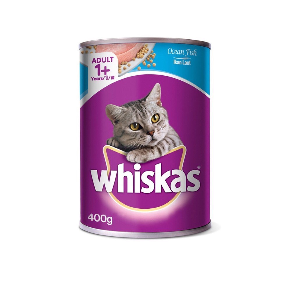 PATE WHISKAS CHO MÈO TRƯỞNG THÀNH LON 400G