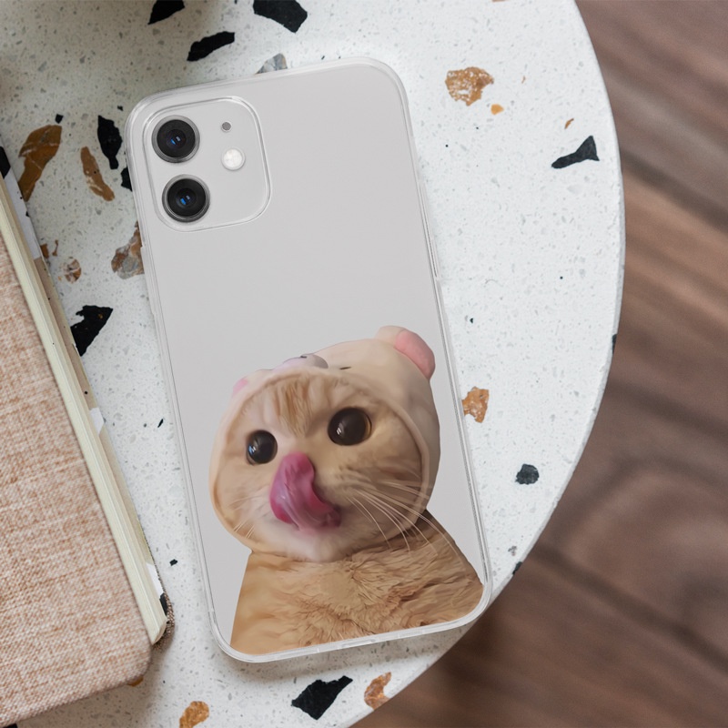 Ốp Điện Thoại Chống Sốc Hình Mèo Cho Iphone 13 Pro 11 Pro Max Xr 6s 7 8 Plus 12 Mini 12 Pro Xs 14 Max