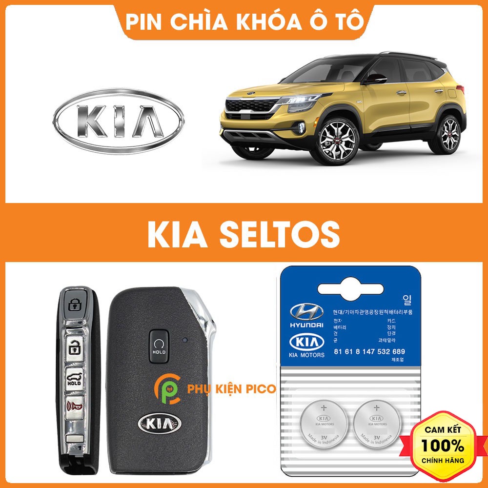 Pin chìa khóa ô tô KIA Seltos chính hãng sản xuất theo công nghệ Nhật Bản - Pin chìa khóa KIA Seltos