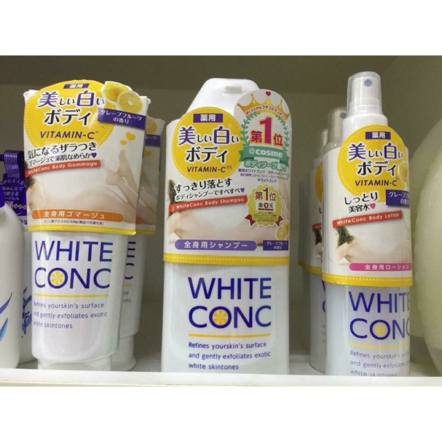 Sữa tắm trắng White ConC hàng xách tay Nhật