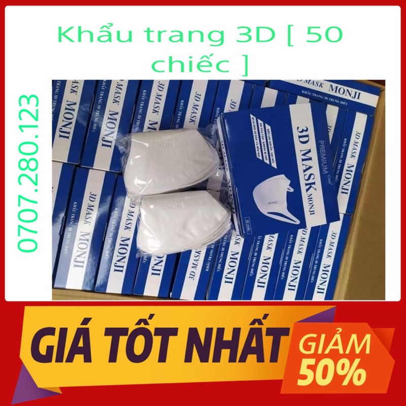 Khẩu trang 3D Monji